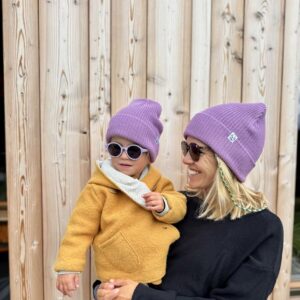 Partner-Bundle Erwachsenen und Kinder Beanie "Fritzi"